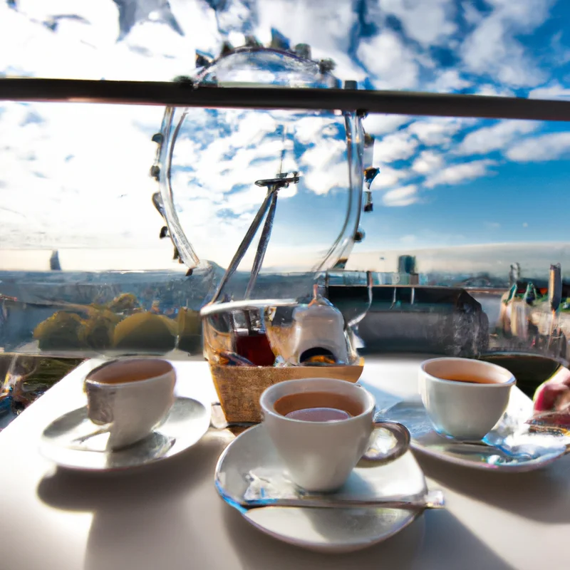 Chai ya Alasiri kwenye Jicho la London: Furahia chai ya saa kumi na moja na mandhari ya London