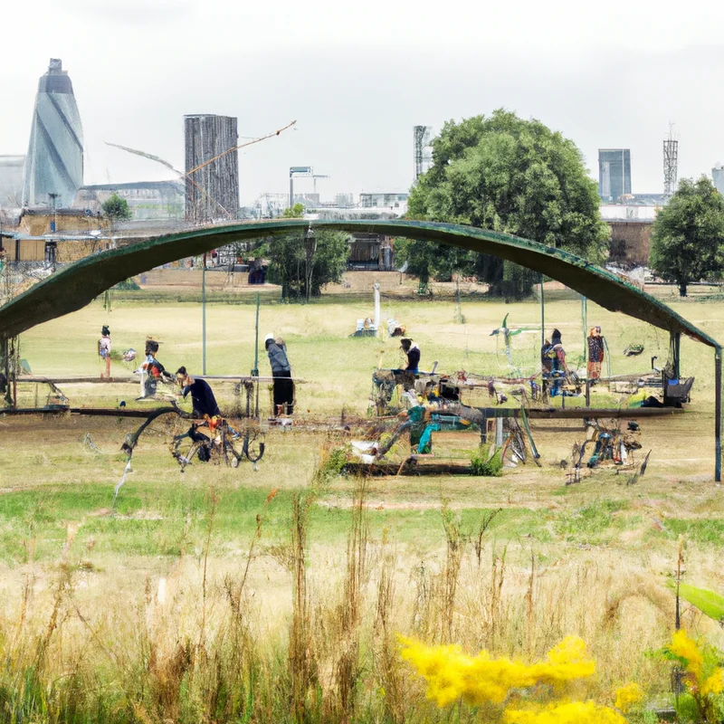 Burgess Park: BMX, horgászat és grillezés Southwark szívében