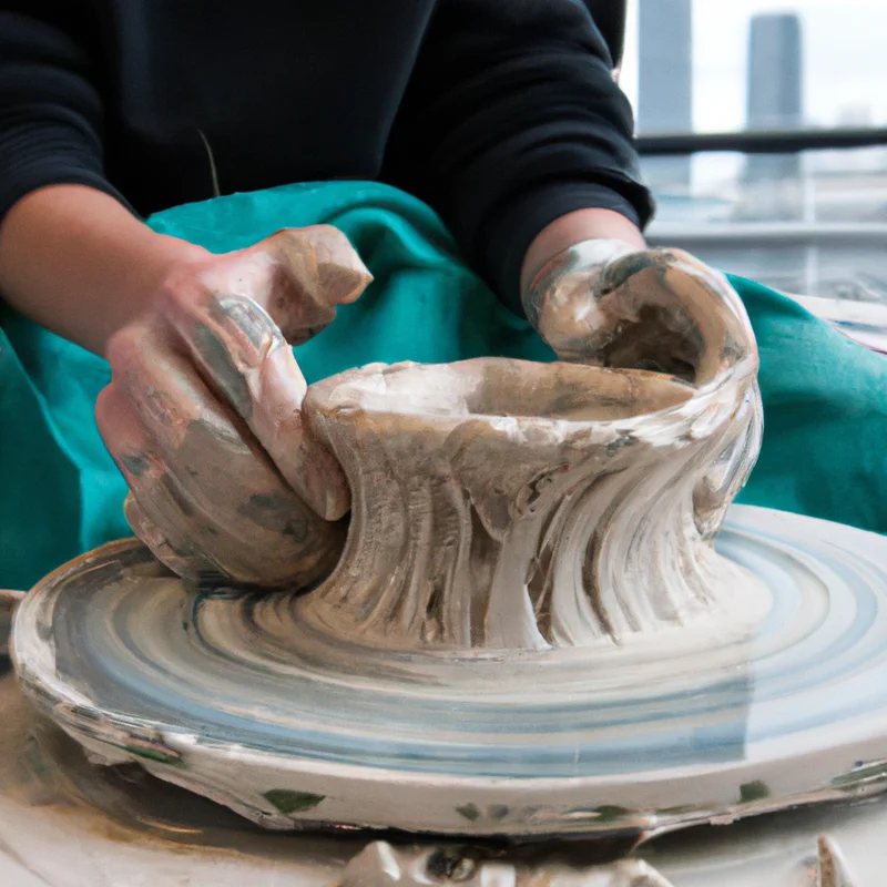 Aula de cerâmica da Tate Modern: arte prática com vista para o Tâmisa