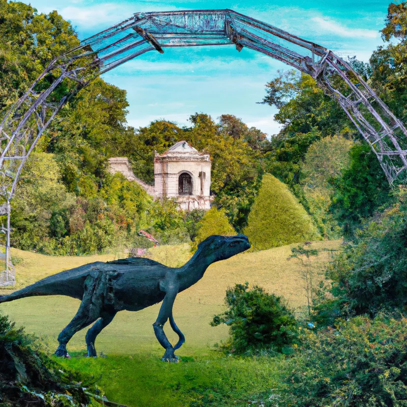 Crystal Palace Park: Viktoriánske dinosaury a bludiská v historickom parku