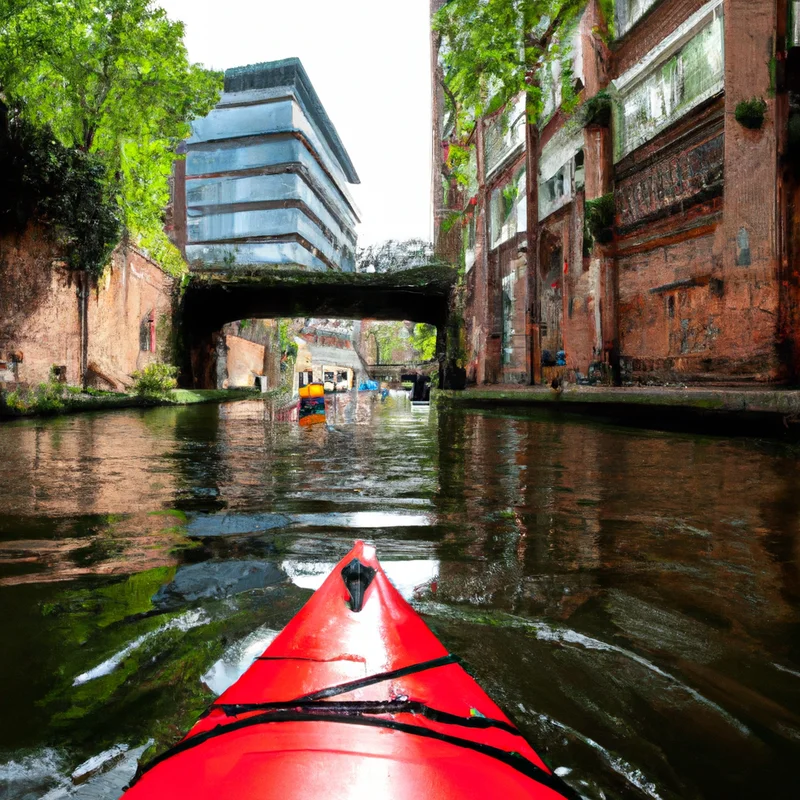 Chèo thuyền kayak trên kênh Regent's: London nhìn từ mặt nước, từ Camden đến Little Venice