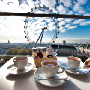 Popoludňajší čaj na London Eye: Vychutnajte si čaj o piatej ráno s panoramatickým výhľadom na Londýn