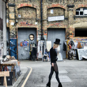 Brick Lane: Vintage, þjóðernistíska og götumarkaður í East End í London