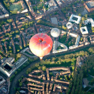 Menaiki belon udara panas di atas London: Ibu kota British dilihat dari atas