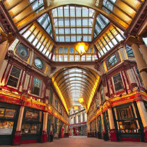 Leadenhall Market: Versla í sögulegum viktoríska markaðssal borgarinnar