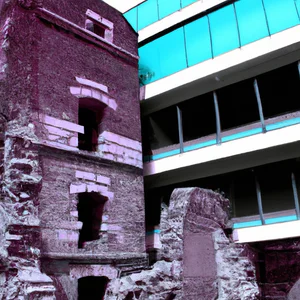 London Mithraeum : architecture ancienne et moderne sur le site du temple romain de Londres