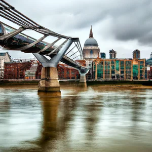 Millennium Bridge: Il ponte pedonale che unisce St Paul's alla Tate Modern