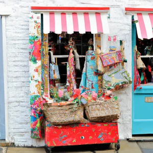 Notting Hill: Bøhmisk shopping og charmerende butikker i Portobello