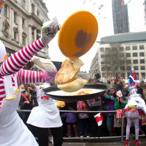 ロンドンのパンケーキデー: マルディグラの最高の競技会とイベント