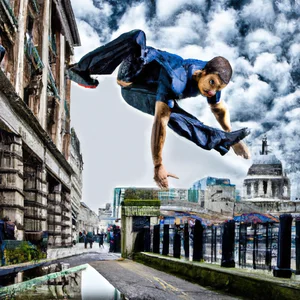 Londondaky Parkour: şäheri yzarlaýjy ýaly açyň