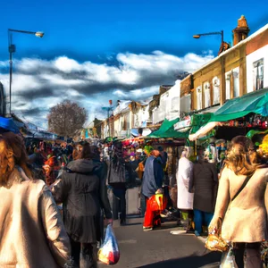 Strada Venn: Piața săptămânală și buticuri din Clapham Common